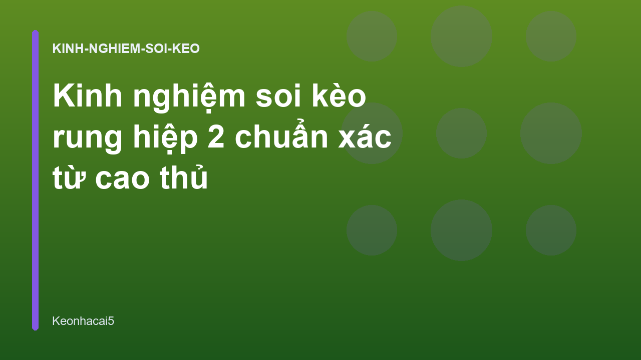 Read more about the article Kinh nghiệm soi kèo rung hiệp 2 chuẩn xác từ cao thủ